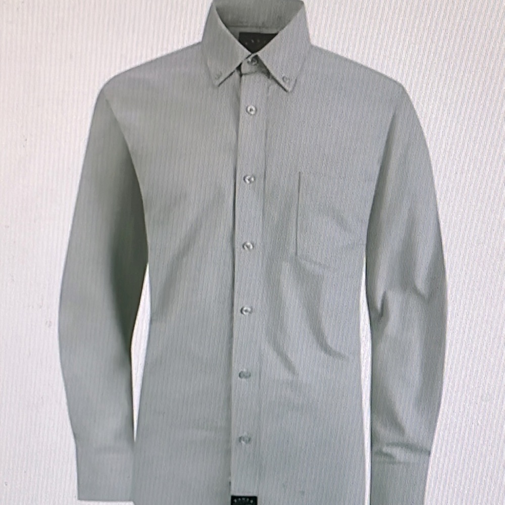 Eagle Pinpoint gray oxford shirt 15.5 32/33